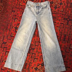 J. Crew Sky Blue Wide Leg Jeans